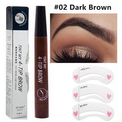 3D 5 Color Waterproof Natural Eyebrow Pencil - Vita Luxe Skin Care 