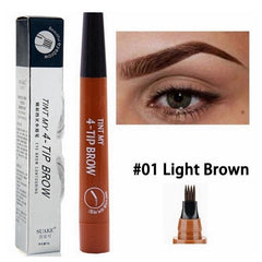 3D 5 Color Waterproof Natural Eyebrow Pencil - Vita Luxe Skin Care 