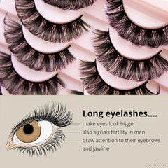 Russian Strip Lashes Fluffy Mink - Vita Luxe Skin Care 