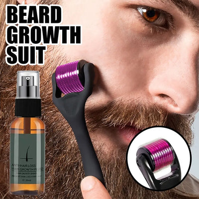 Beard Oil With Roller Set - Vita Luxe Skin Care 