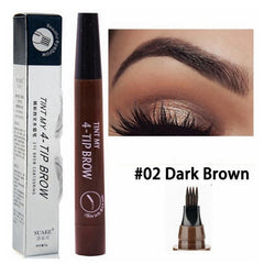 3D 5 Color Waterproof Natural Eyebrow Pencil - Vita Luxe Skin Care 