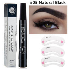 3D 5 Color Waterproof Natural Eyebrow Pencil - Vita Luxe Skin Care 